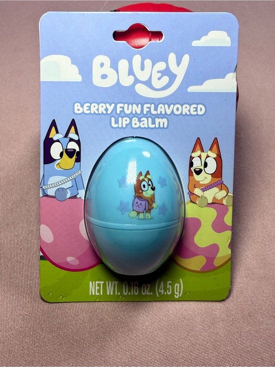 Bluey Other - Bluey Taste Beauty Berry Fun Flavored Egg Mold Lip Balm Easter Holiday Gift NWT